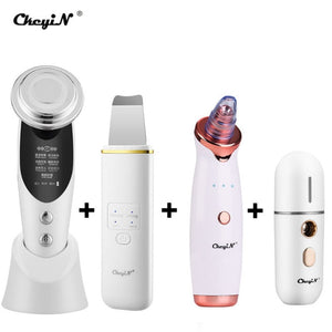 EMS LED Light Therapy Facial Massager with Ultrasonic Skin Cleaning Function. Helps To Maintain Your Skin in Top Condition by Rejuvenating, Moisturising, and Cleansing your skin