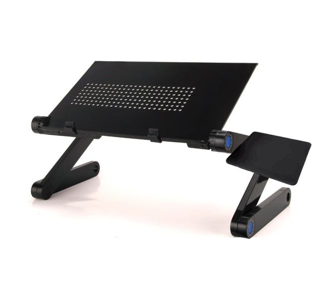 Cooling Fan Laptop desk Portable Adjustable Foldable Computer Desks Notebook Holder tv bed PC Lapdesk Table Stand With Mouse Pad