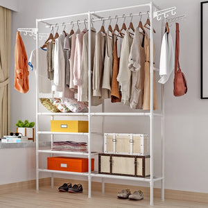 COSTWAY Clothes Hanger Coat Rack Floor Hanger Storage Wardrobe Clothing Drying Racks porte manteau kledingrek perchero de pie