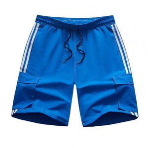 Quick Drying Thin Wide Leg Drawstring Summer Beach Shorts Streetwear