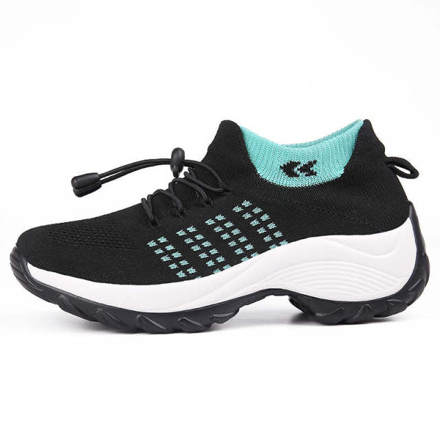 Ladies Stylish Fashion Air Mesh Trainers For Track, Court and Running Cooling and Breathable with Anti-Slip Sole