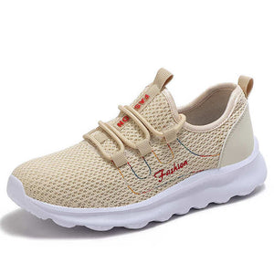 Ladies White Sport/Fashion Sneakers Light and Comfortable Walk-on-Air High Quality Casual/Running Shoes