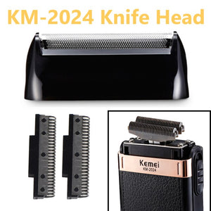 Kemei KM - 2024 Razor Blade Shaver Head and Foil For Men Electric Shaver KM-2024 Razor Mesh Foil Blade Shaver Parts