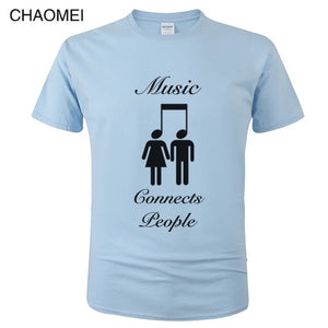 *Music Connects People* Creative Designer Cool Cotton T Shirt 2024/5 Collection