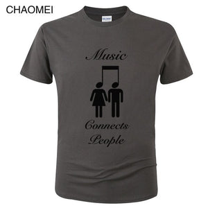 *Music Connects People* Creative Designer Cool Cotton T Shirt 2024/5 Collection