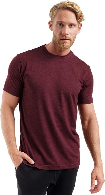 2025 Men's Merino Wool T Shirt Base Layer Wool Tee 100% Shirt Men 170grm Breathable Anti-Odour S to XXL