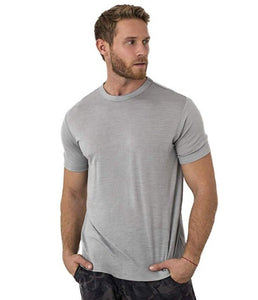 2025 Men's Merino Wool T Shirt Base Layer Wool Tee 100% Shirt Men 170grm Breathable Anti-Odour S to XXL