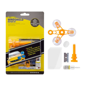 Windshield Repair Kit Fix Car Windscreen Bullseye Rock Chip Crack Scratch EDF88