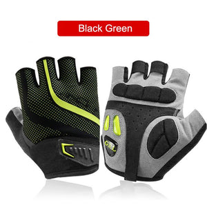 Cycling Gloves Mountain Bike Gloves Half Finger with Shock Absorbing Breathable for Summer Cycling Rock Climbing Gym Hiking