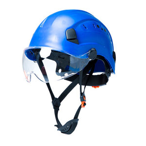 Adjustable Rock Climbing Helmet with Protective Goggles