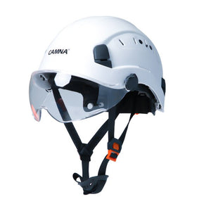 Adjustable Rock Climbing Helmet with Protective Goggles