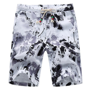 Men's Casual  Bermuda Shorts New for 2022/23 with Stylish Floral Print. Loose Fit With Drawstring. Ideal Casual/Holiday Ware