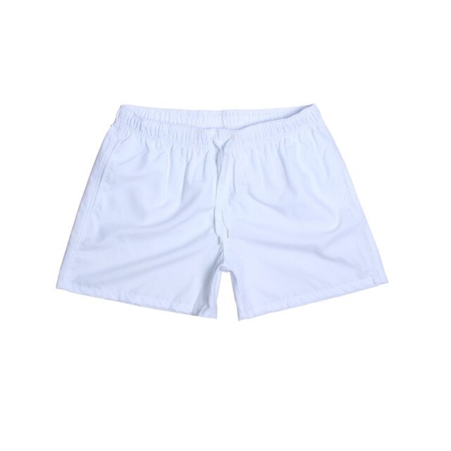 Quick Dry Mens Casual Beach Shorts -  Summer Shorts With Pockets  Fitness Exercise Lace-up Shorts