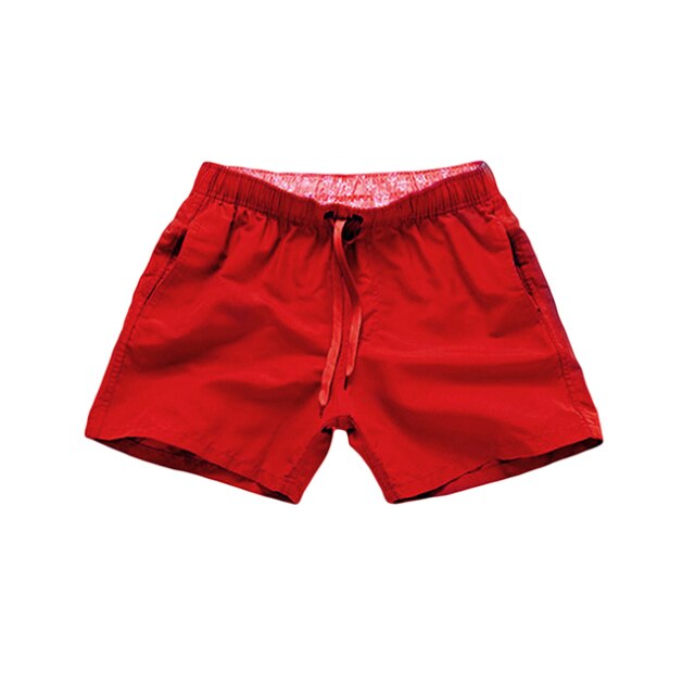 Quick Dry Mens Casual Beach Shorts -  Summer Shorts With Pockets  Fitness Exercise Lace-up Shorts