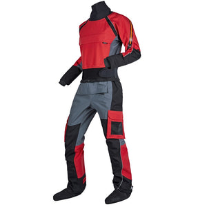 Kayak Dry Suit with Big Pockets Rescue Immersion Drysuit  Waterproof Clothing for SUP, Rafting,Fishing,Paddling,ATV&amp;UTV Riders