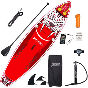 Surf SUP Board Inflatable Stand Up Paddle Board SUP Dimensions 10.5 feet x 33 inches x 6 inches includes Pump Paddle Backpack Coil Leash Waterproof Case