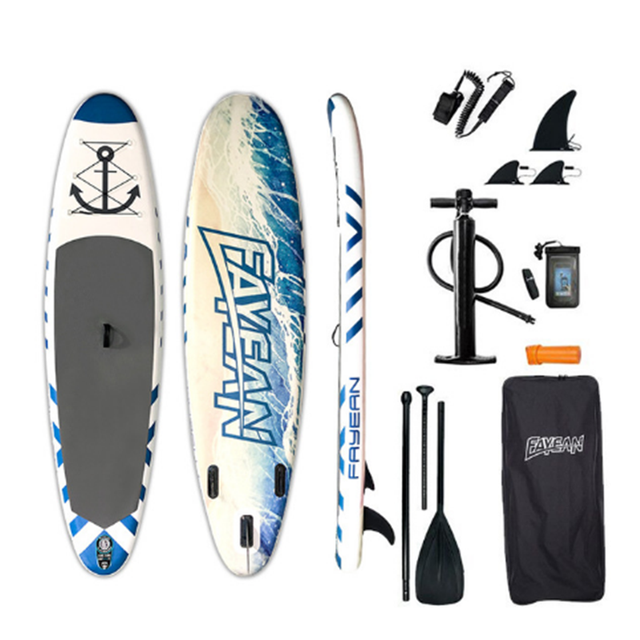 Surf SUP Board Inflatable Stand Up Paddle Board SUP Dimensions 10.5 feet x 33 inches x 6 inches includes Pump Paddle Backpack Coil Leash Waterproof Case