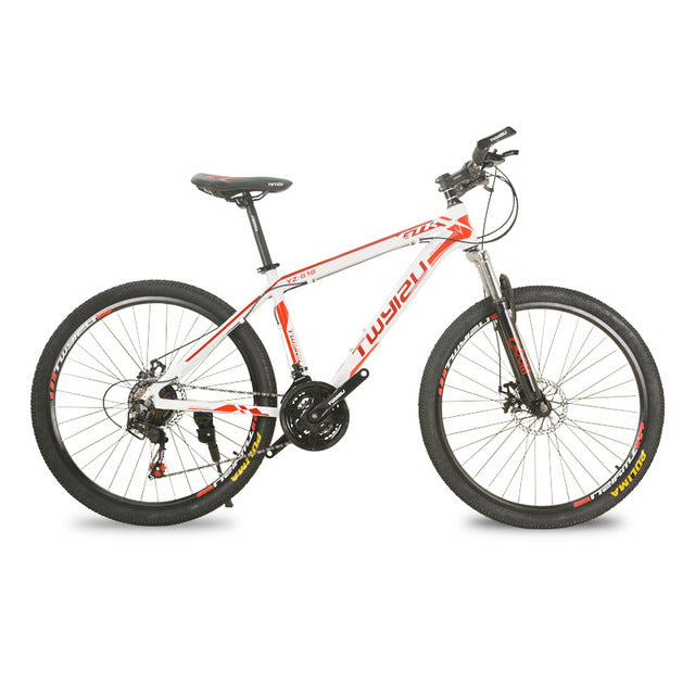 Mountain bike new adult 26 inch shock absorption 21 speed aluminum alloy mountain bike