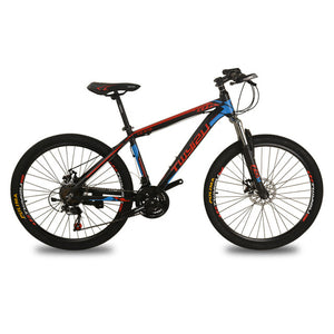 Mountain bike new adult 26 inch shock absorption 21 speed aluminum alloy mountain bike