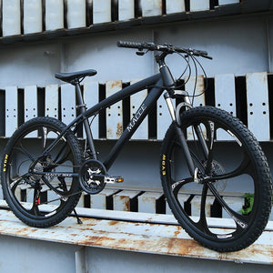 Mountain Bike Bicycle 21/24/27 Speed Double Disc Brake 26 Inch Male And Female Students One-Wheel Variable Speed Bicycle