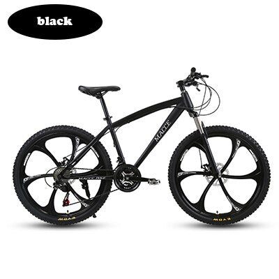 Mountain Bike Bicycle 21/24/27 Speed Double Disc Brake 26 Inch Male And Female Students One-Wheel Variable Speed Bicycle