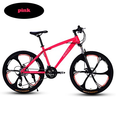 Mountain Bike Bicycle 21/24/27 Speed Double Disc Brake 26 Inch Male And Female Students One-Wheel Variable Speed Bicycle