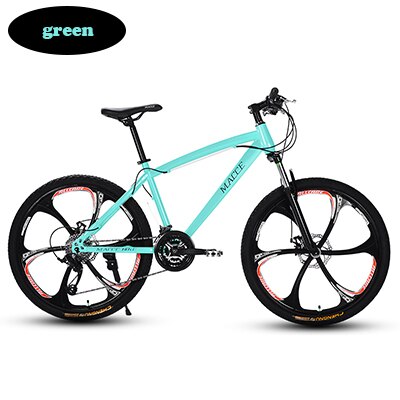 Mountain Bike Bicycle 21/24/27 Speed Double Disc Brake 26 Inch Male And Female Students One-Wheel Variable Speed Bicycle