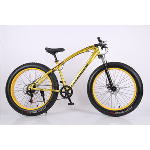 Golden King Beach Bike Snow Bike 27 Speed Dual Disc Brake Wide Cross Cross Country Bike