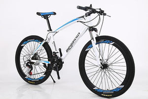 Mountain Bike 24/26 Inch High Carbon Steel Frame Double Disc Brake MTB