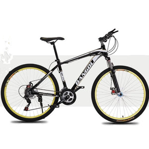 New StyleDouble Disc Bicycle High Carbon Steel Materials 26 Inches 21 Speed Double Disc Brake