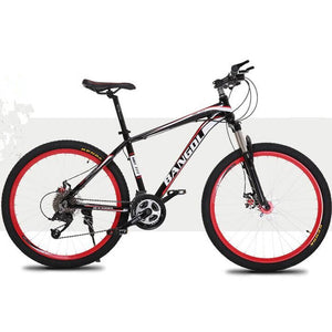 New StyleDouble Disc Bicycle High Carbon Steel Materials 26 Inches 21 Speed Double Disc Brake