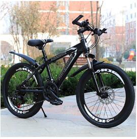 New StyleMountain Bike Students Adult Speed Change Two-Disc Brake Shock Absorber 22-Inch Mountain Bike