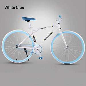 26 inch Road Bicycle Fixed Gear BIke Brake Fine Tire Lightweight Adult Track Single Speed Bicycle Adult student