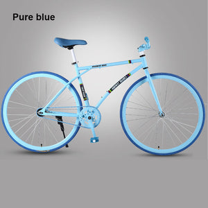 26 inch Road Bicycle Fixed Gear BIke Brake Fine Tire Lightweight Adult Track Single Speed Bicycle Adult student