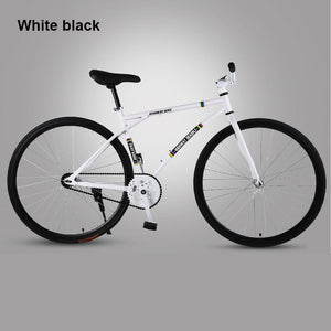 26 inch Road Bicycle Fixed Gear BIke Brake Fine Tire Lightweight Adult Track Single Speed Bicycle Adult student