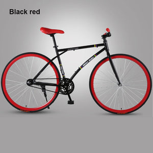 26 inch Road Bicycle Fixed Gear BIke Brake Fine Tire Lightweight Adult Track Single Speed Bicycle Adult student