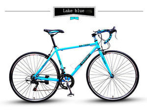 New StyleRoad Bike Cycling Bicycle 14 Speed Aluminum Alloy 26 Inch Multicolor Options Curved Handle Racing Bicycle