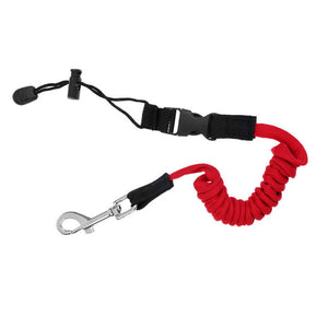 Elastic Coiled Cord Lanyard SUP Paddle Leash for Kayak Canoe Rowing Boat